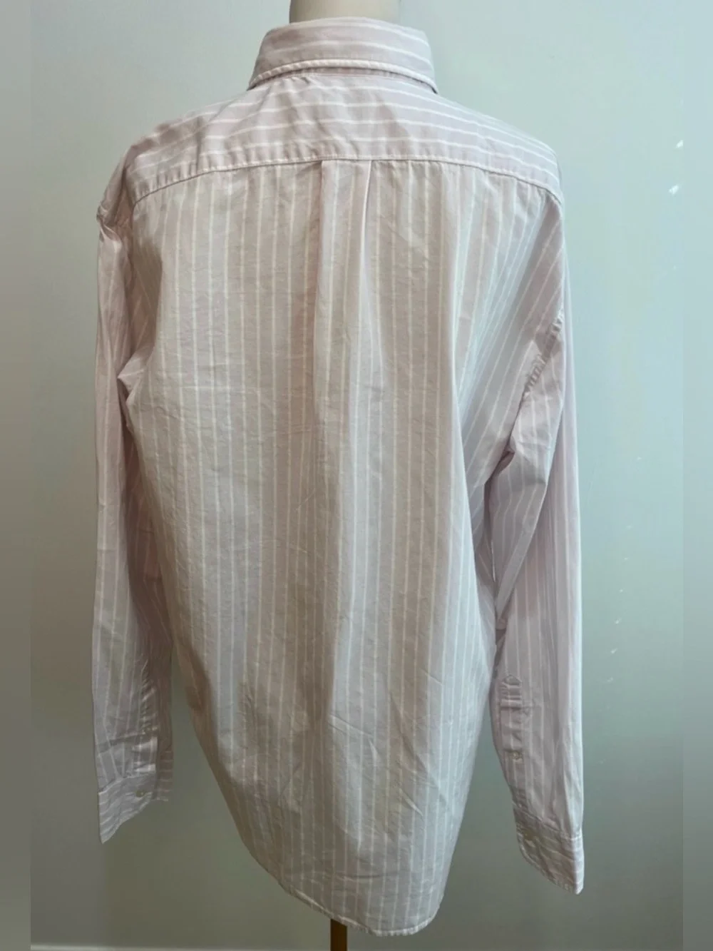 J. Crew Secret Wash Classic Fit Cotton Poplin Shirt in Robert Lilac White